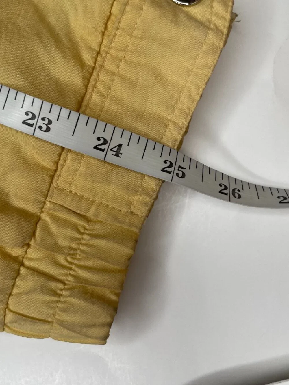 Appleseed's Pastel Yellow Gorpcore Hooded Windbreaker Jacket Mesh Lined Large